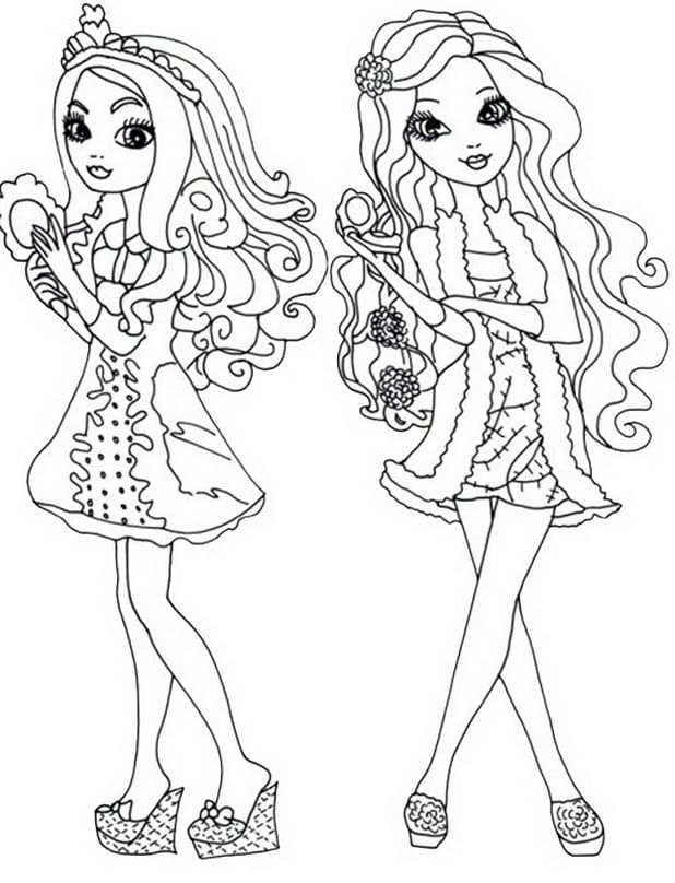 Coloriage Ever After High 3 à imprimer