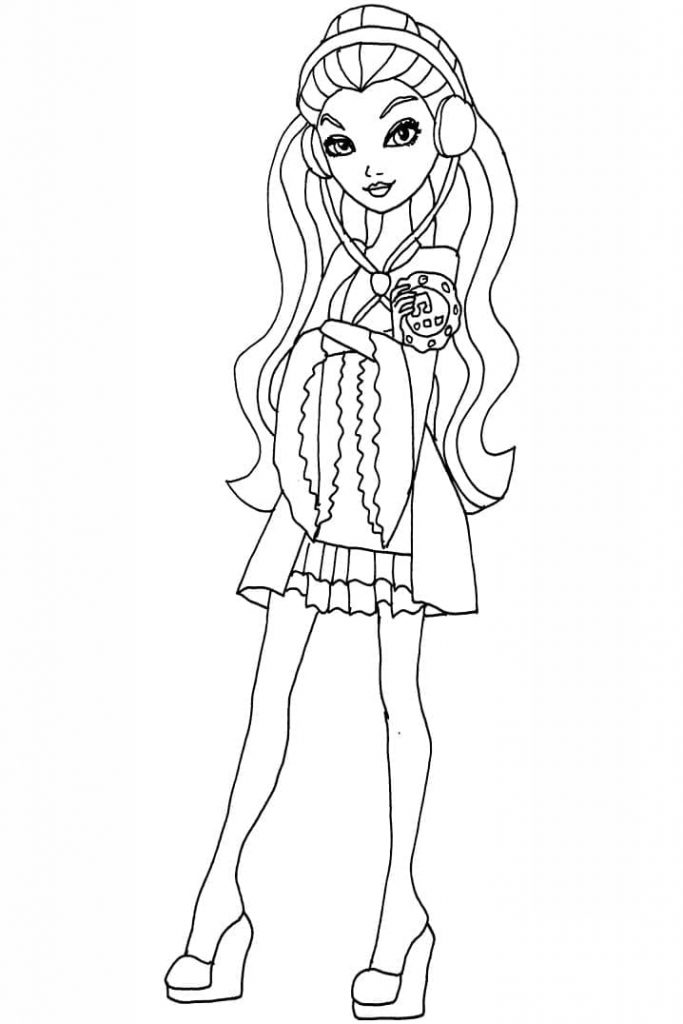 Coloriage Ever After High 5 à imprimer