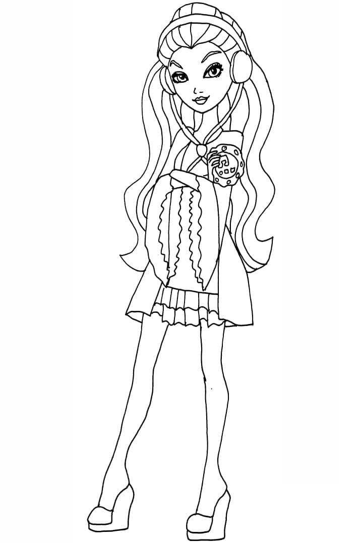 Coloriage Ever After High 5 à imprimer