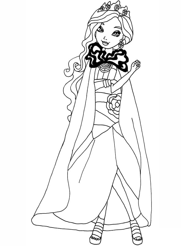 Coloriage Ever After High Briar Beauty à imprimer