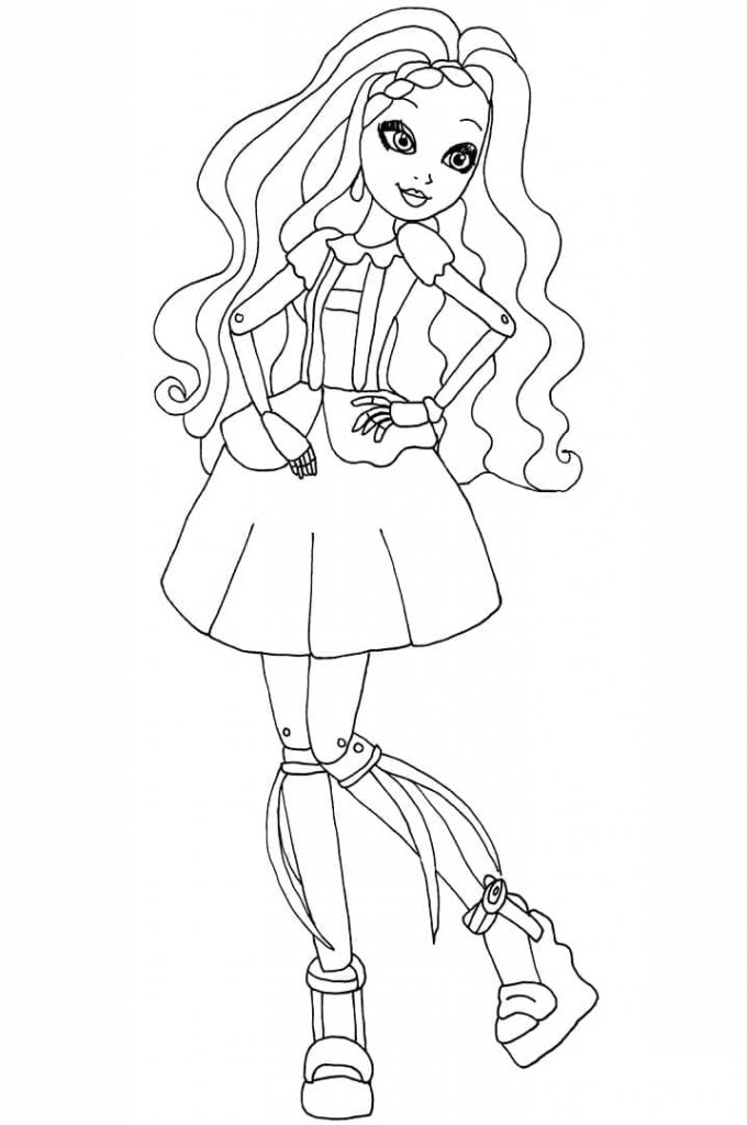 Coloriage Ever After High Cedar Wood à imprimer