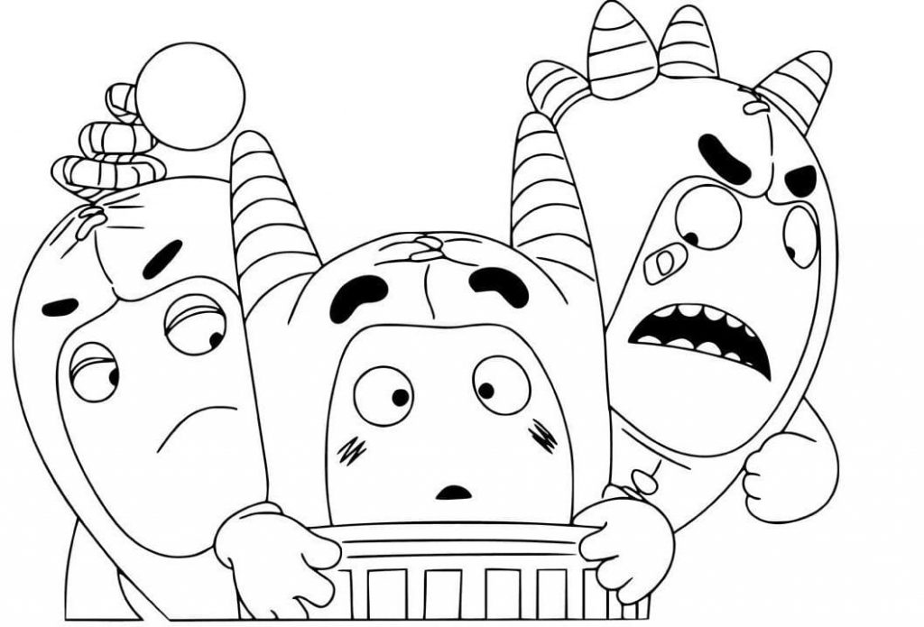 Coloriage Oddbods 14 à imprimer