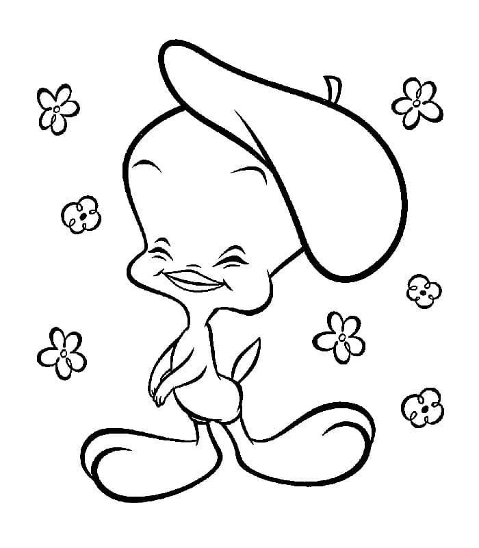 Coloriage Titi Looney Tunes 4