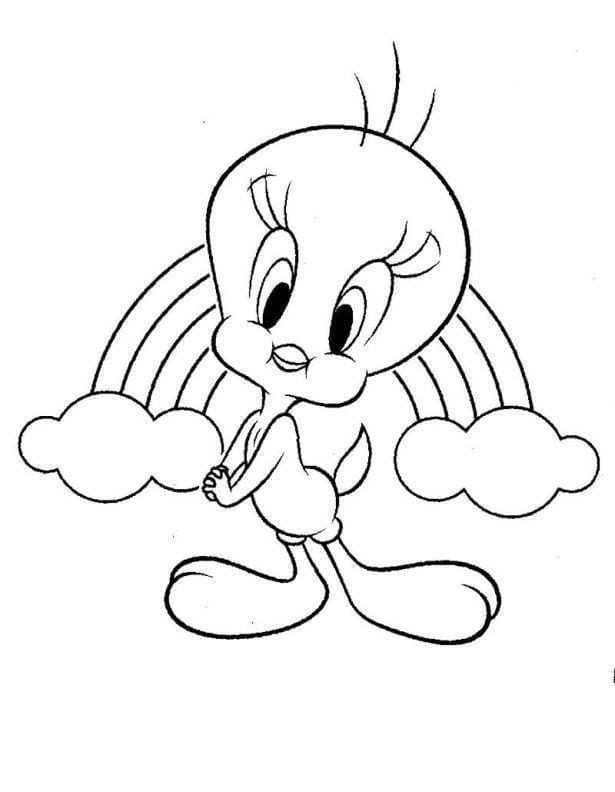 Coloriage Titi de Looney Tunes 1