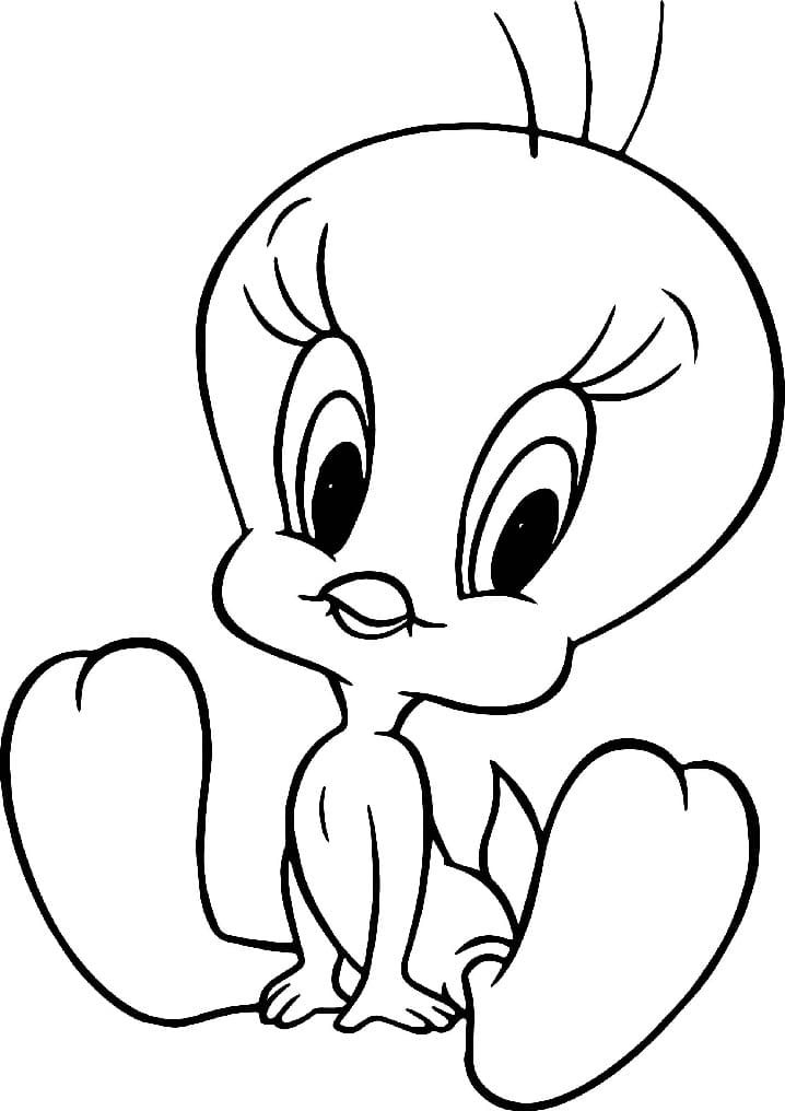 Coloriage Titi de Looney Tunes 2