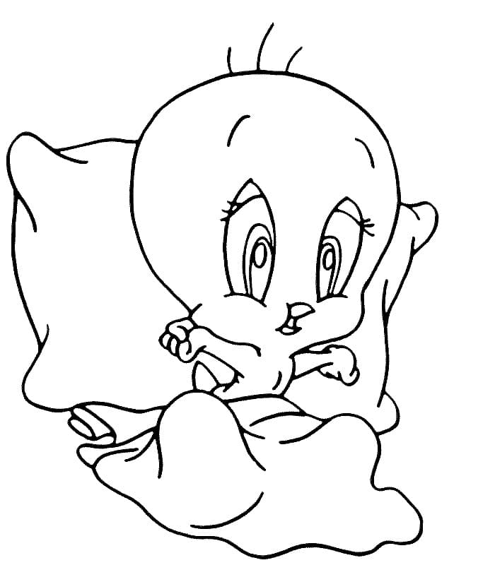 Coloriage Titi de Looney Tunes 8