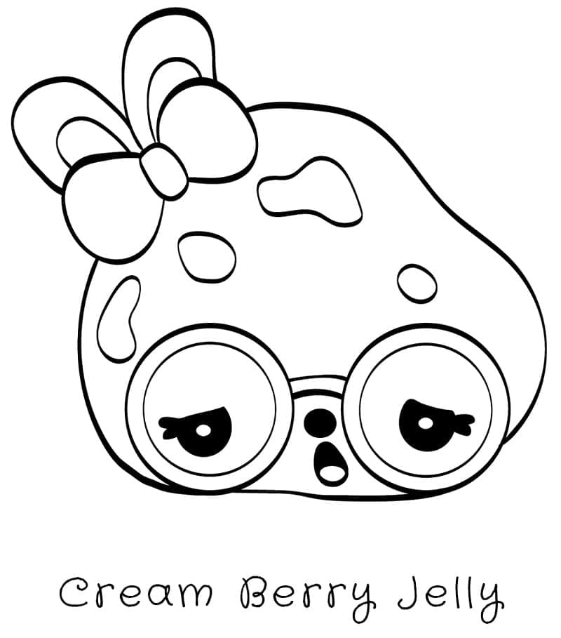 Coloriage Berry Jelly Num Noms à imprimer