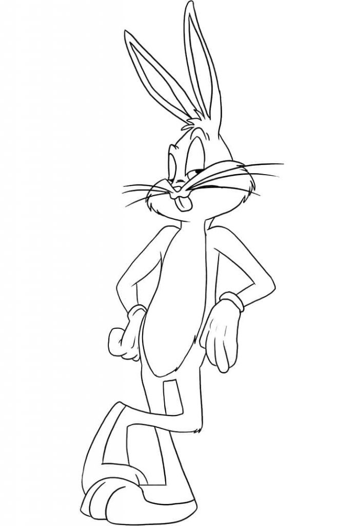 Coloriage Bugs Bunny 12 à imprimer