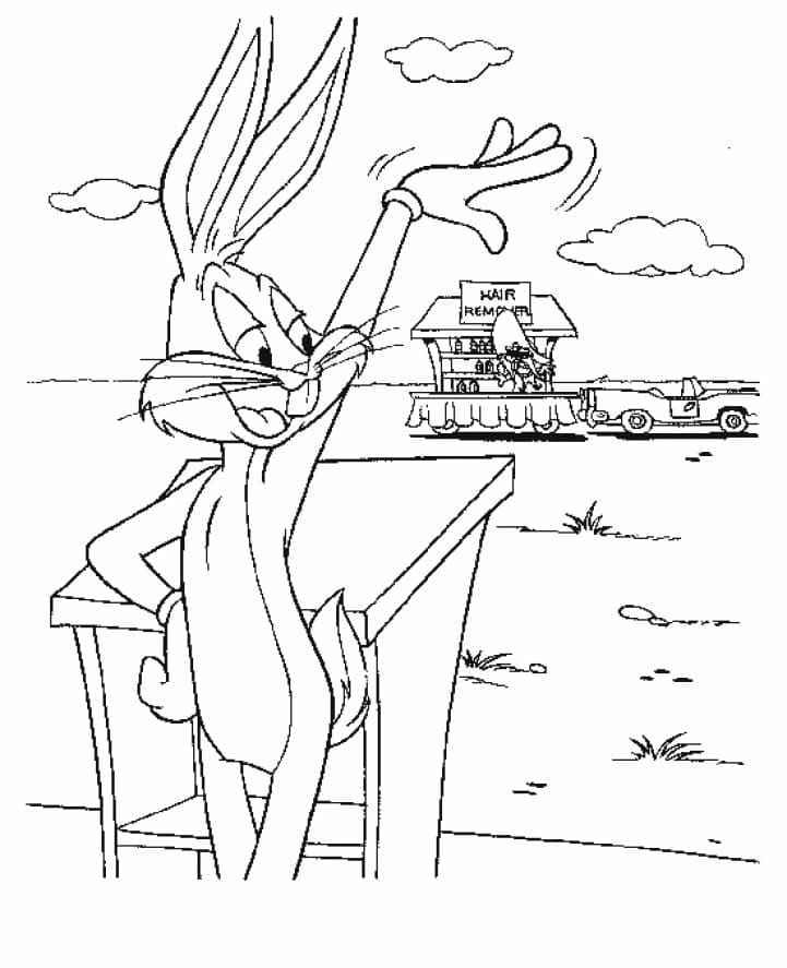 Coloriage Bugs Bunny 15 à imprimer