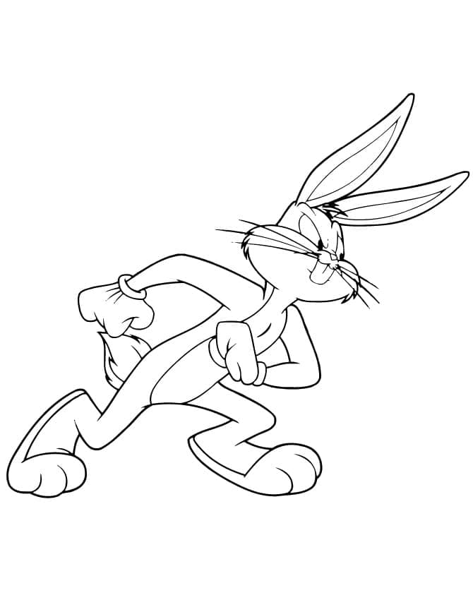 Coloriage Bugs Bunny 17 à imprimer