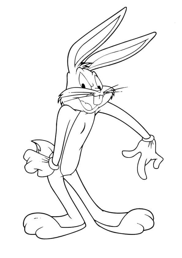 Coloriage Bugs Bunny 5 à imprimer