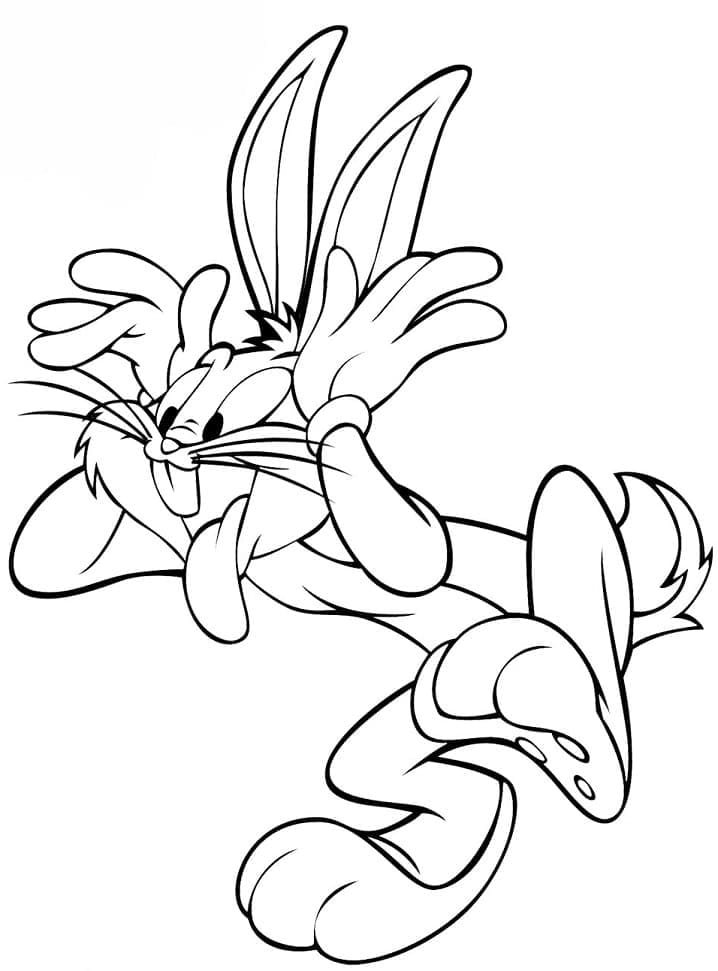 Coloriage Bugs Bunny 6 à imprimer