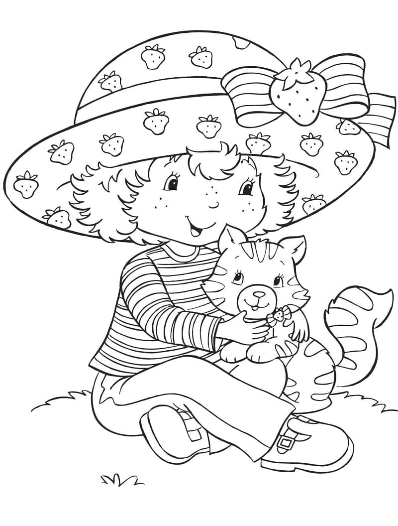 Coloriage Charlotte aux Fraises (11)