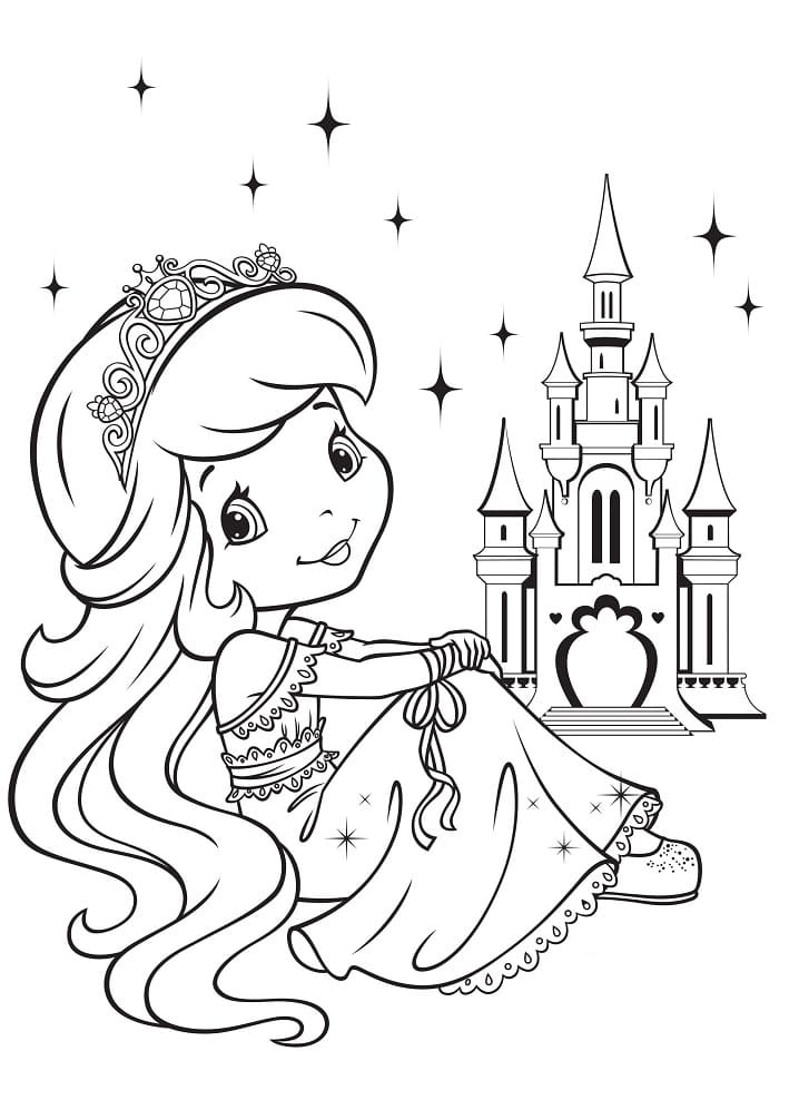 Coloriage Charlotte aux Fraises (13)