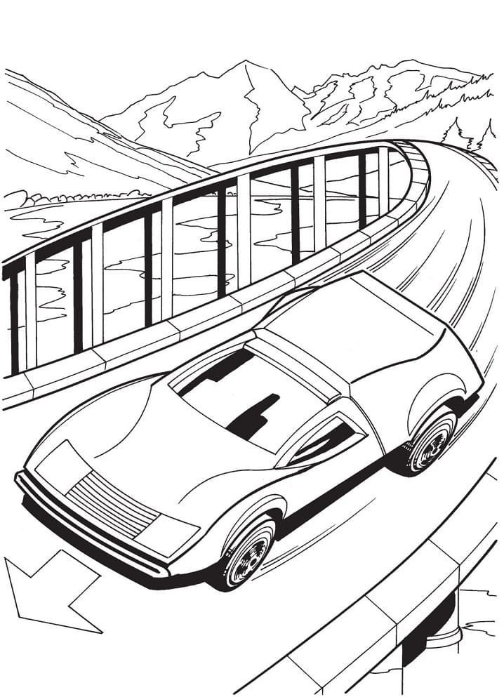 Coloriage Hot Wheels 15