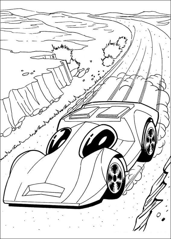 Coloriage Hot Wheels 17