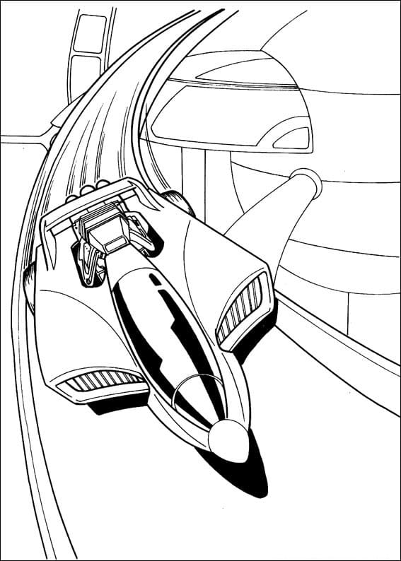 Coloriage Hot Wheels 22