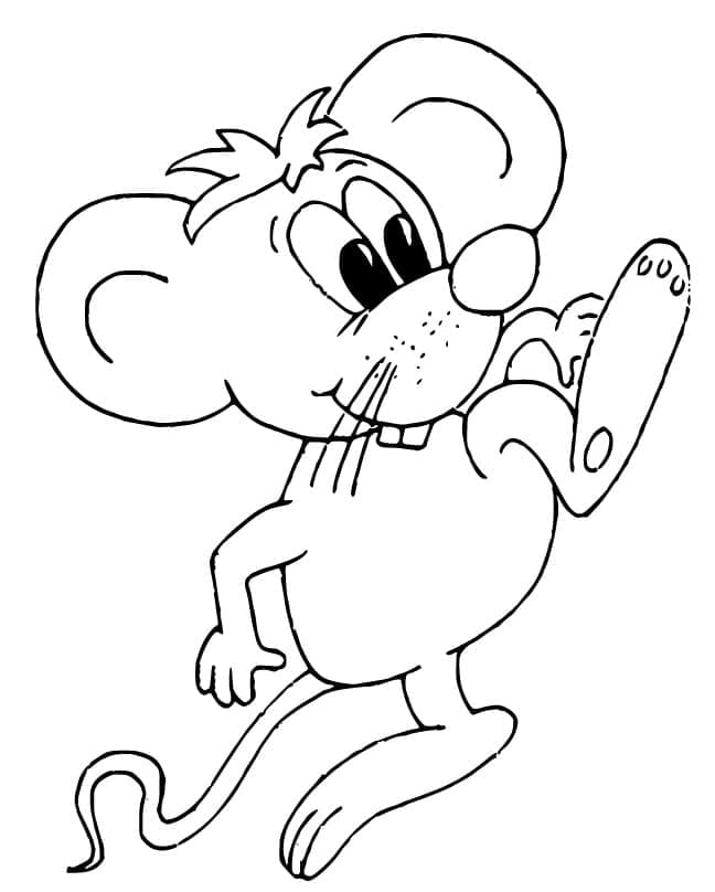 Coloriage Petit Rat