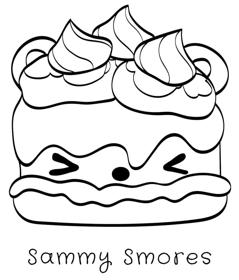 Coloriage Sammy Smores Num Noms à imprimer