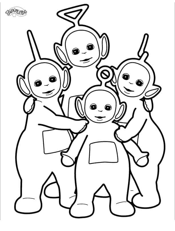 Coloriage Les Télétubbies à imprimer