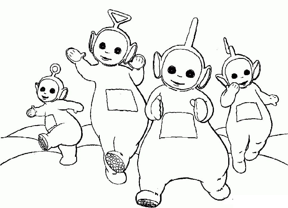 Coloriage Les Télétubbies (2)