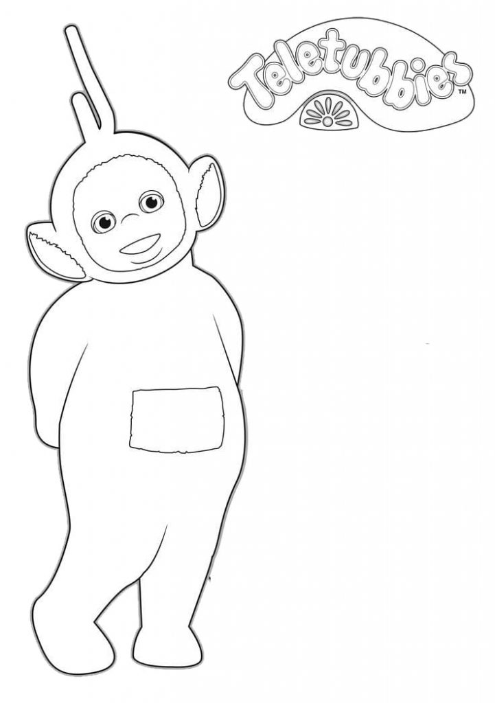 Coloriage Les Télétubbies Laa-Laa à imprimer