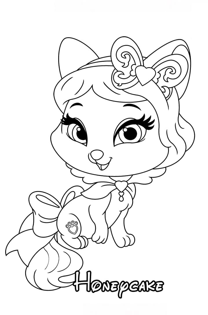 Coloriage Princesse Honeycake Palace Pets