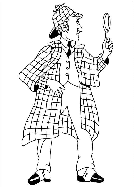 Coloriage Sherlock Holmes (12)