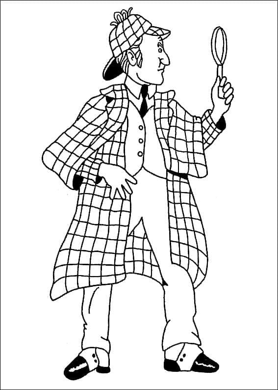 Coloriage Sherlock Holmes (16)