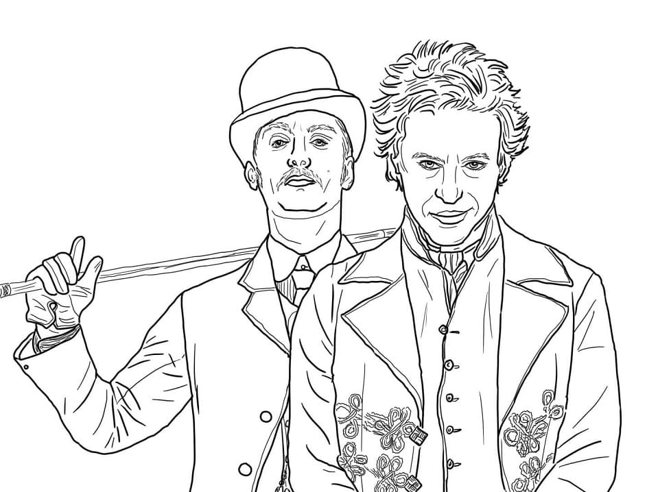 Coloriage Sherlock Holmes (5)