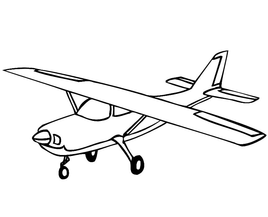 Coloriage Dessiner Avion imprimable gratuit à imprimer