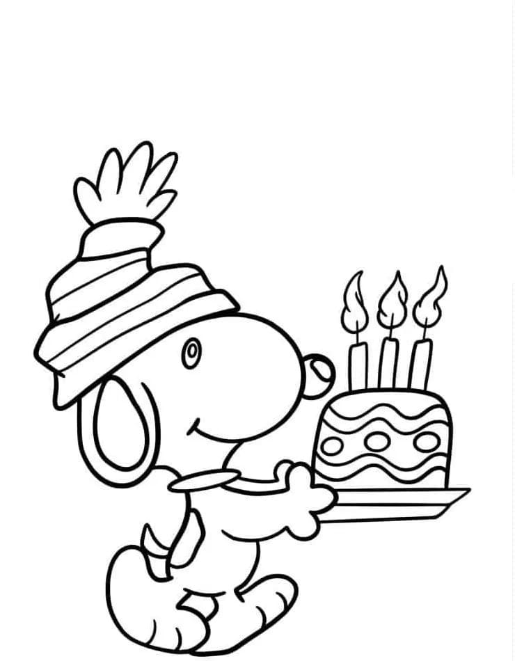 Coloriage Anniversaire 3 à imprimer