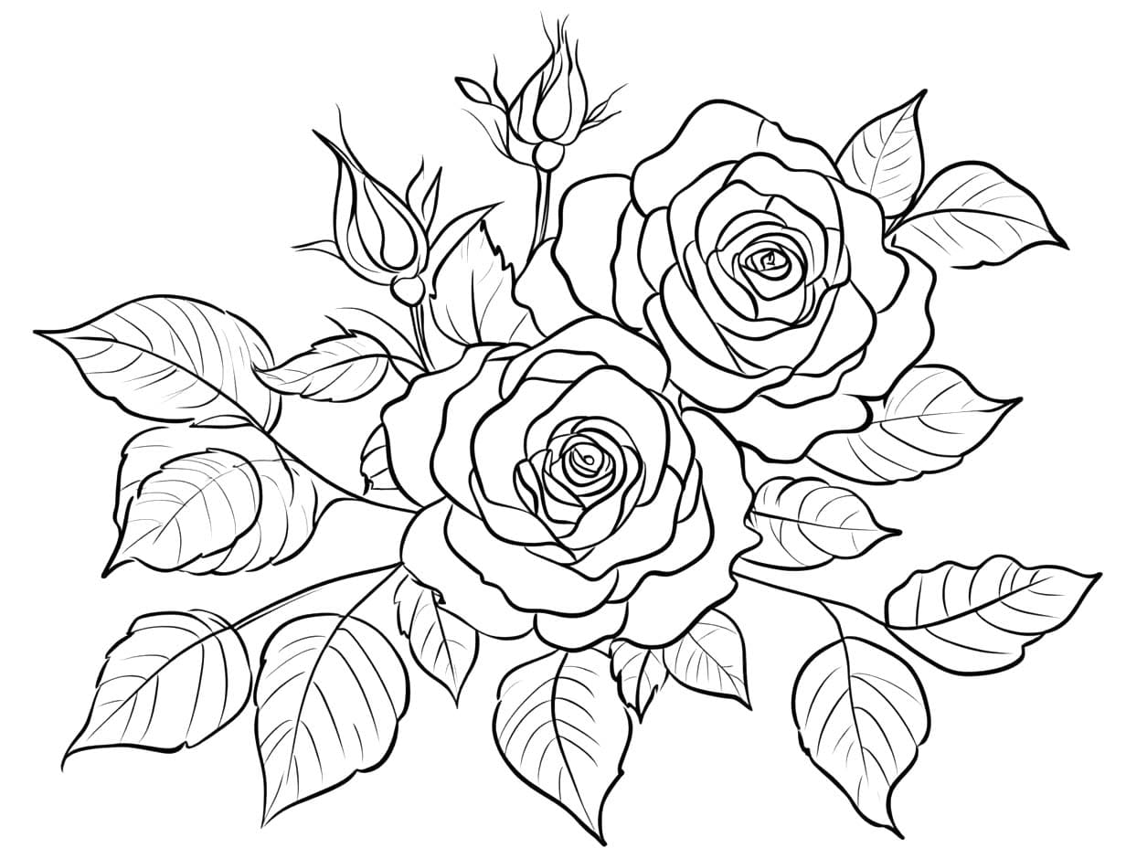 Coloriage Fleur à imprimer