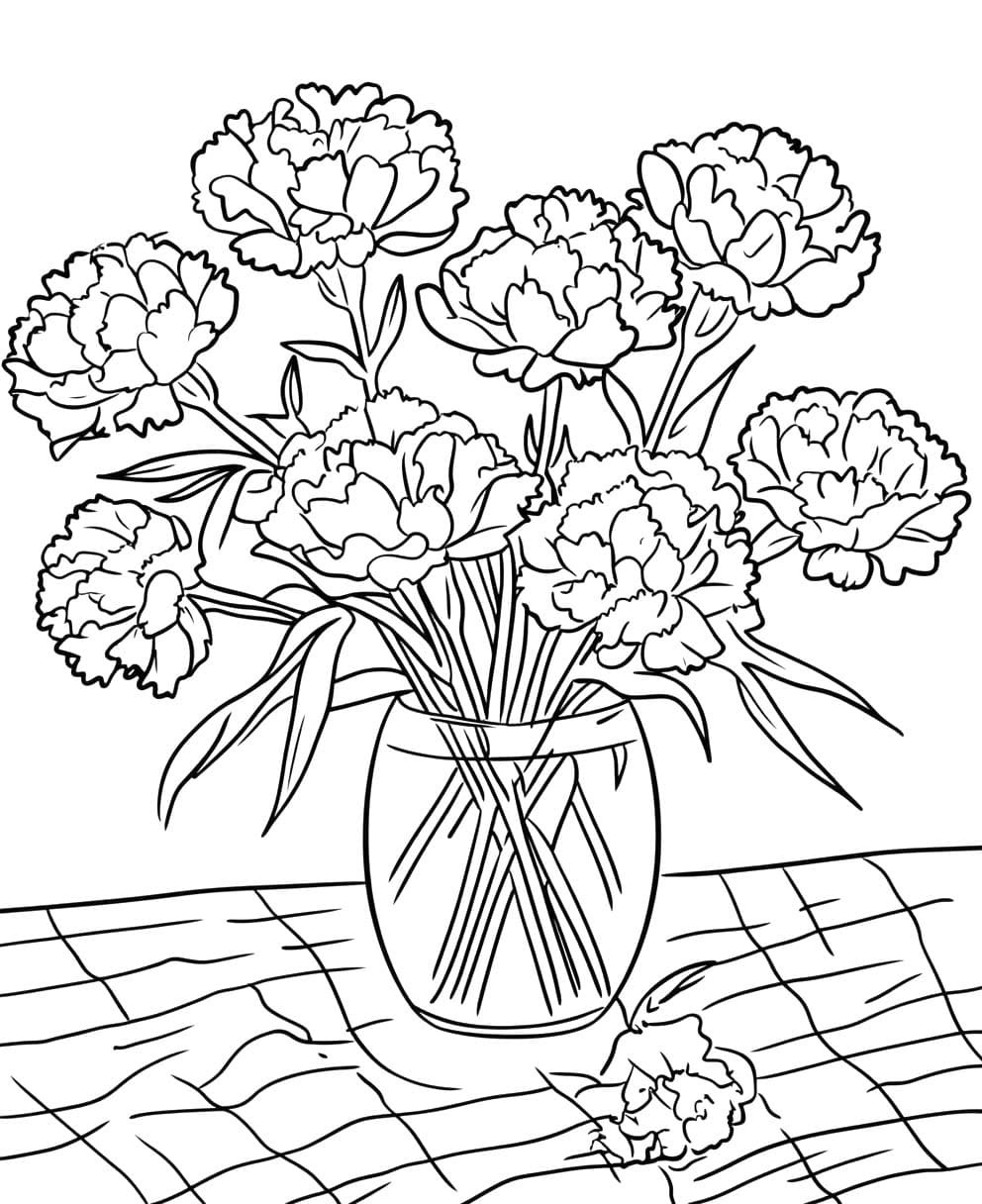 Coloriage Dessiner fleur imprimable gratuit