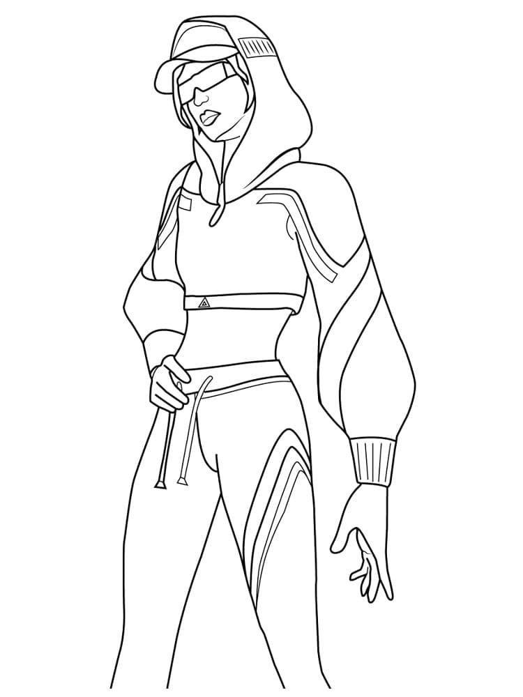 Coloriage Dessiner Fortnite 1 à imprimer
