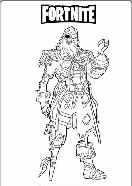 Coloriage Dessiner Fortnite 5 à imprimer