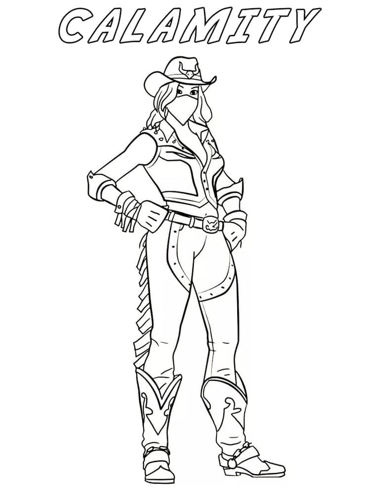 Coloriage Dessiner Fortnite 6 à imprimer