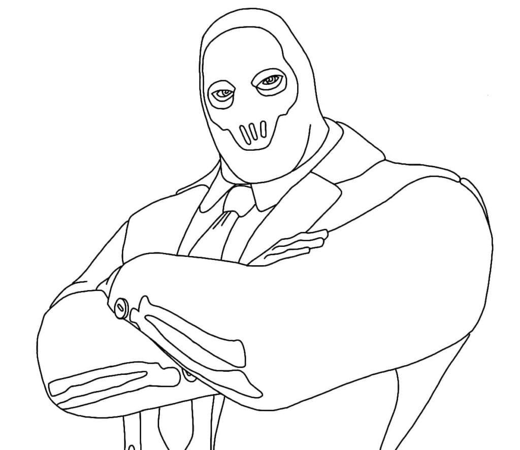 Coloriage Dessiner Fortnite facile à imprimer
