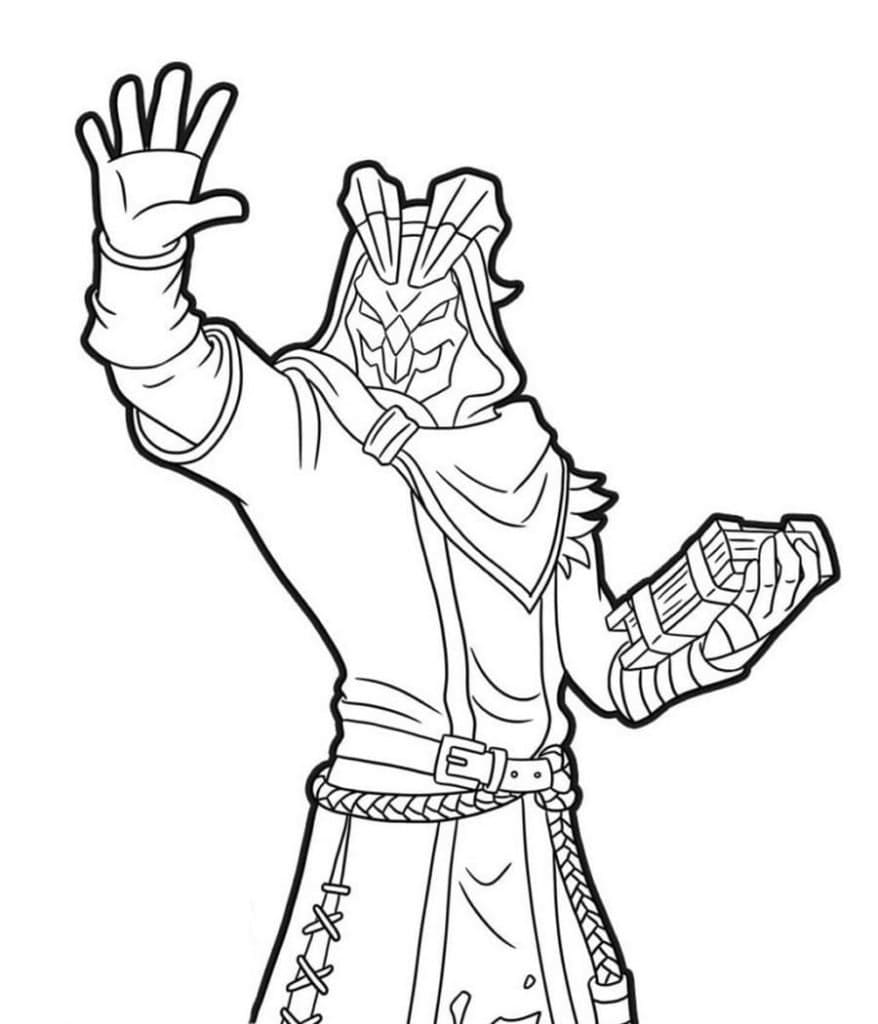 Coloriage Dessiner Fortnite pour les enfants à imprimer