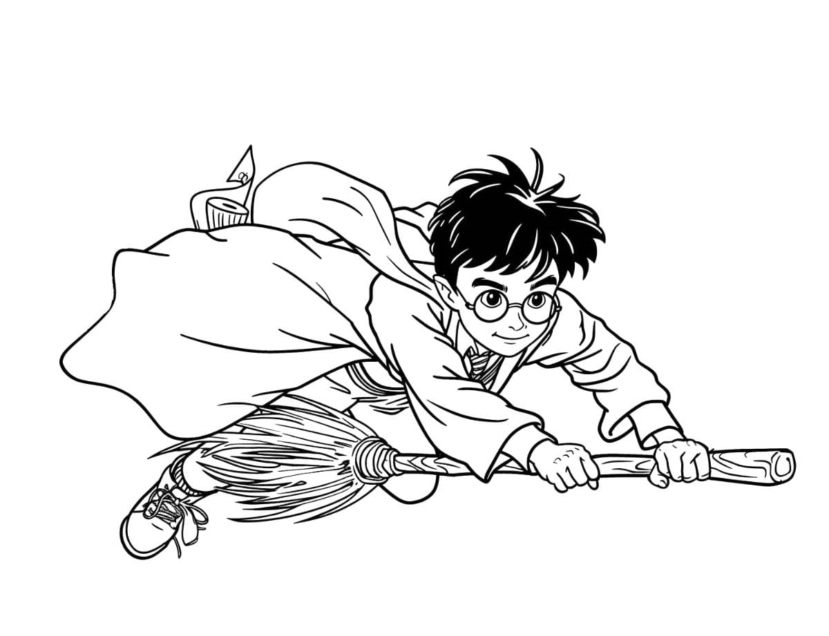 Coloriage Dessiner Harry Potter 1