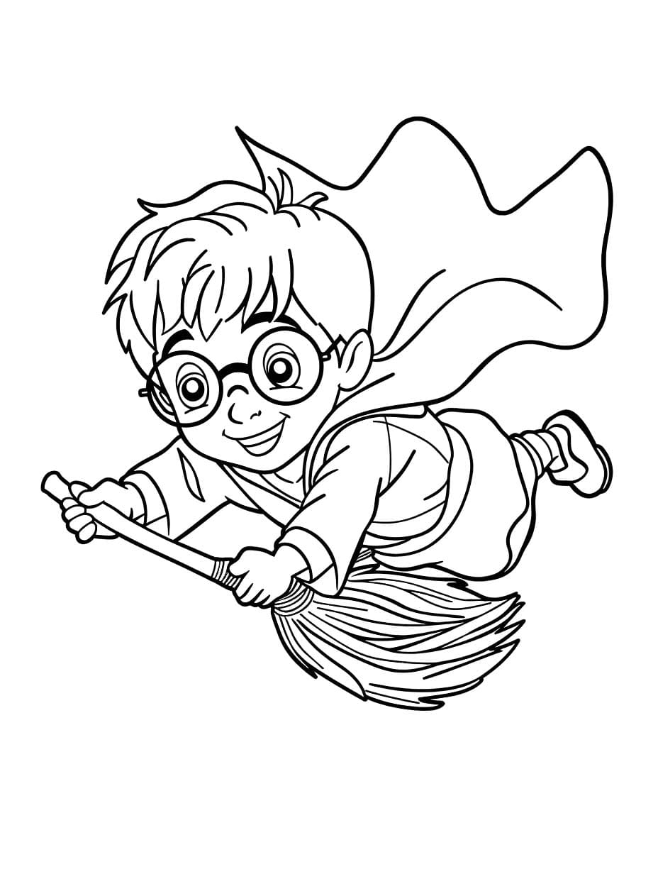 Coloriage Dessiner Harry Potter 6