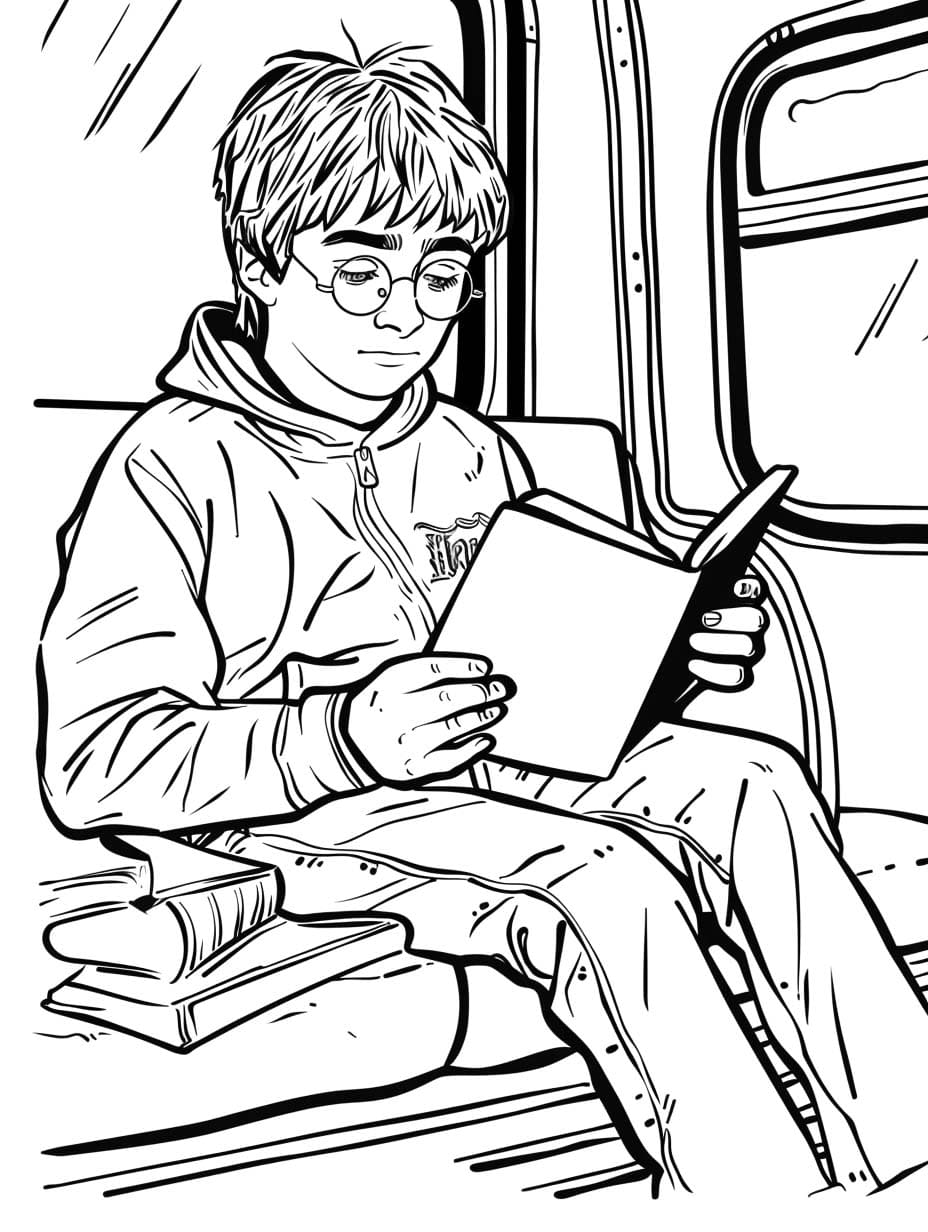 Coloriage Dessiner Harry Potter gratuit