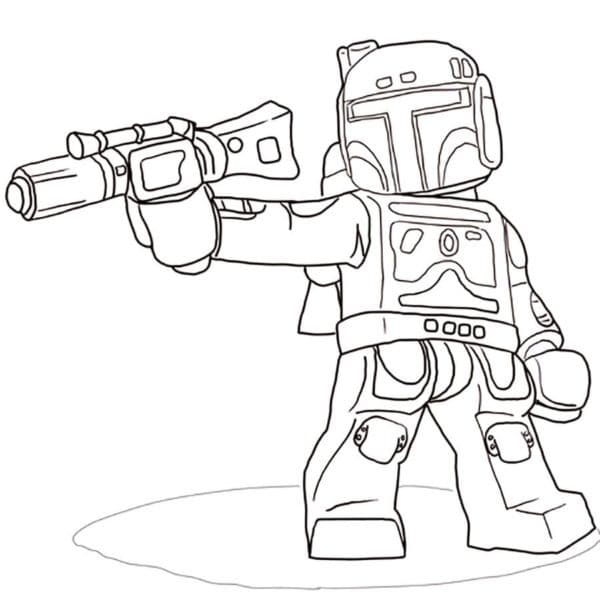 Coloriage Dessiner Légo simple à imprimer