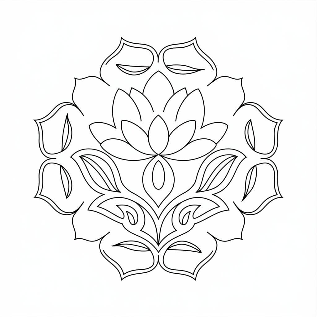 Coloriage Dessiner mandala facilement