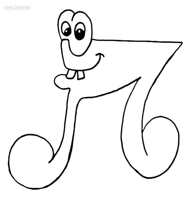 Coloriage Dessiner Note de Musique facile à imprimer