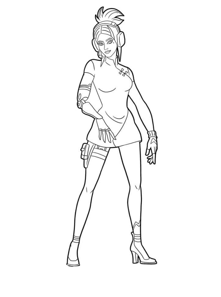 Coloriage Fortnite pour les enfants à imprimer