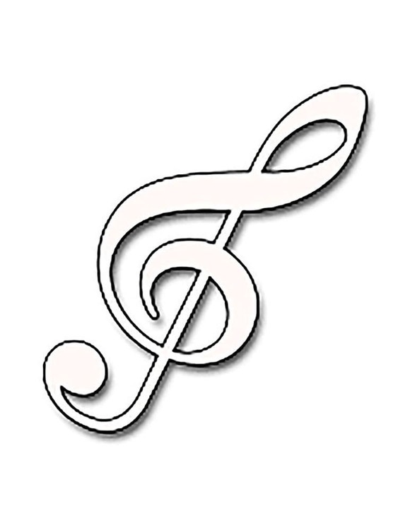 Coloriage Note de Musique 4 à imprimer