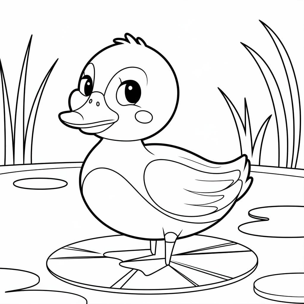 Coloriage Canard gratuit