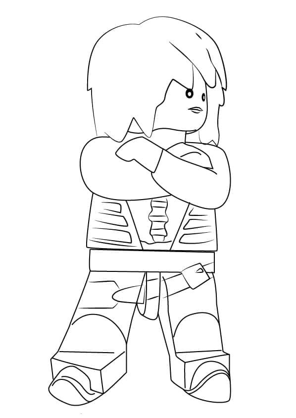 Coloriage Dessine Chamille Lego Ninjago