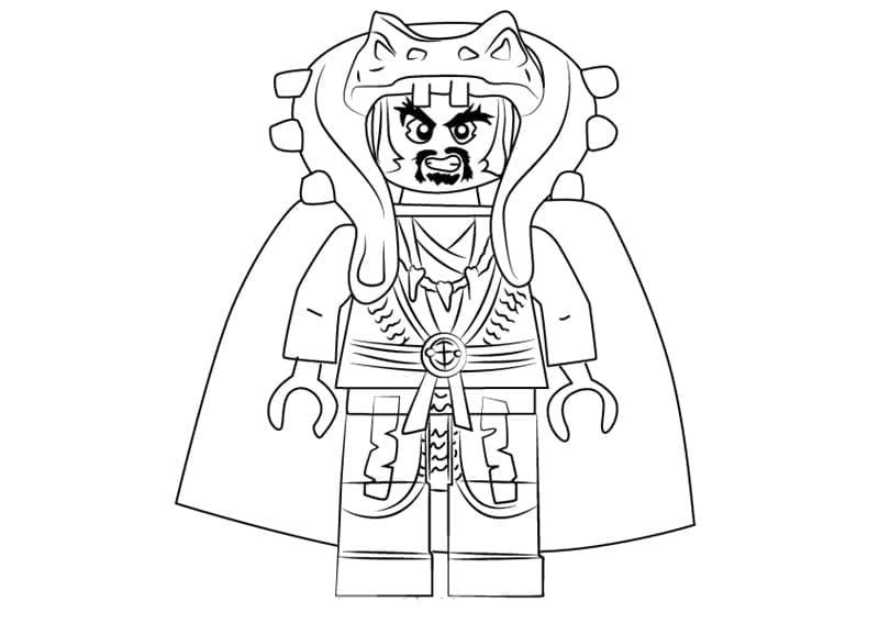 Coloriage Dessine Chen Lego Ninjago